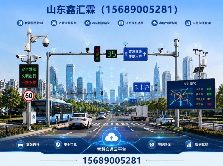 淄川区信号杆展示图